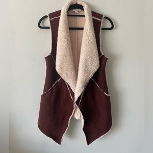LuLaRoe Marlow Faux Fur Vest Size SMALL